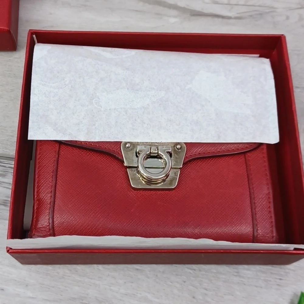 Ferragamo Gancini Clasp Wallet